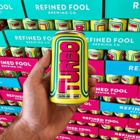 Turbo - Salted Lemon Lager - Refined Fool Brewing Co.