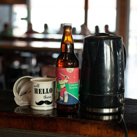 Cafeteria Bowling - Earl Grey Lager - Refined Fool Brewing Co.