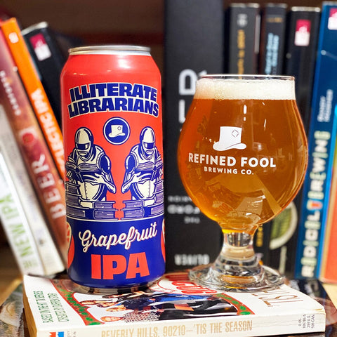 Illiterate Librarians - Grapefruit IPA - Refined Fool Brewing Co.