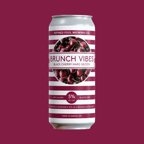 Brunch Vibes - Black Cherry Hard Seltzer - Refined Fool Brewing Co.