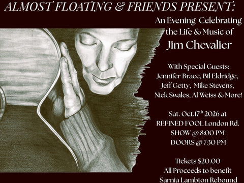 Celebrating the Life & Music of Jim Chevalier - Refined Fool Brewing Co.