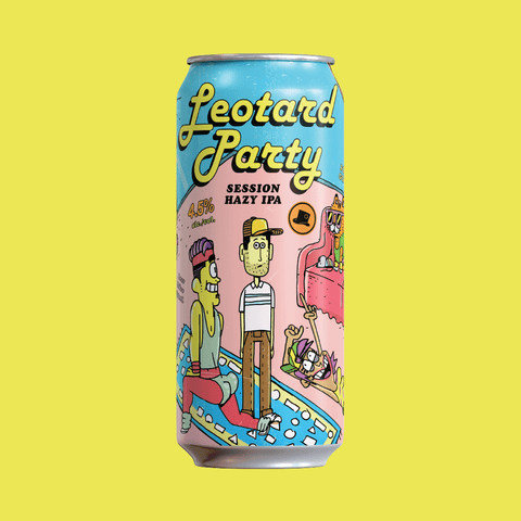 Leotard Party - Session Hazy IPA - Refined Fool Brewing Co.