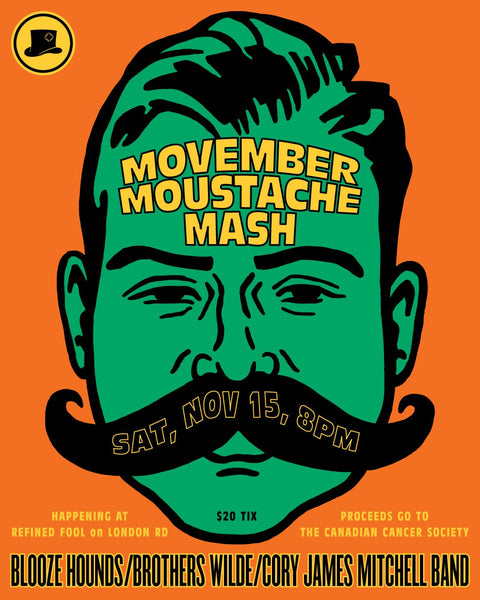 Movember Moustache Mash - Refined Fool Brewing Co.