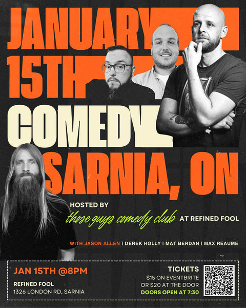 TG Comedy Nights w/Jason Allen - Refined Fool Brewing Co.