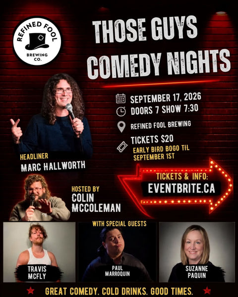 Those Guys Comedy Night - Refined Fool Brewing Co.