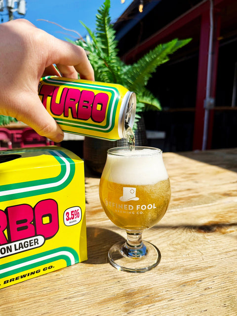 Turbo - Salted Lemon Lager - Refined Fool Brewing Co.