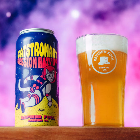 Catstronaut - Session Hazy IPA - Refined Fool Brewing Co.