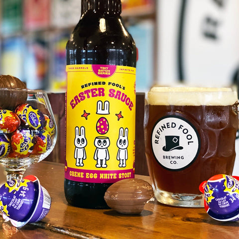 Easter Sauce - Creme Egg White Stout - Refined Fool Brewing Co.