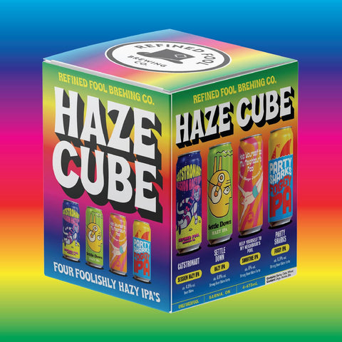Haze Cube - Four Foolishly Hazy IPA's - Refined Fool Brewing Co.