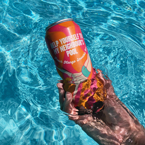 Help Yourself to My Neighbour’s Pool - Peach Mango Smoothie IPA - Refined Fool Brewing Co.