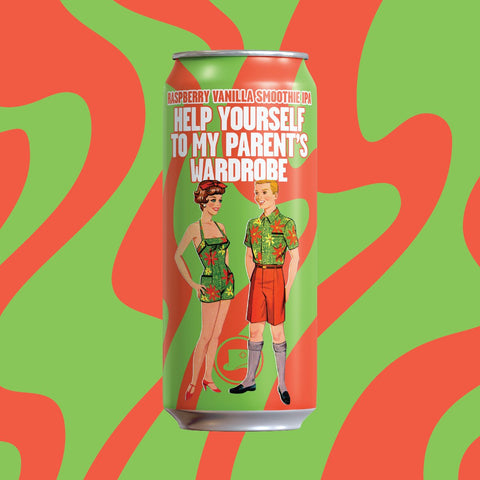 Help Yourself to My Parent's Wardrobe - Raspberry & Vanilla Smoothie IPA - Refined Fool Brewing Co.