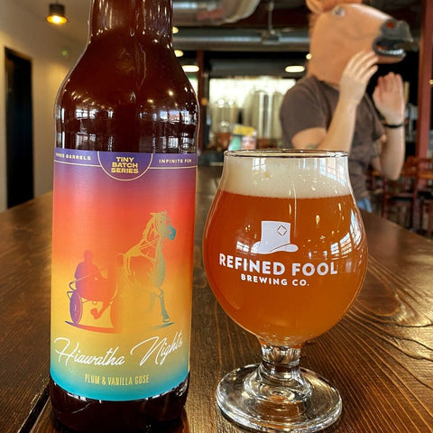 Hiawatha Nights - Plum & Vanilla Gose - Refined Fool Brewing Co.