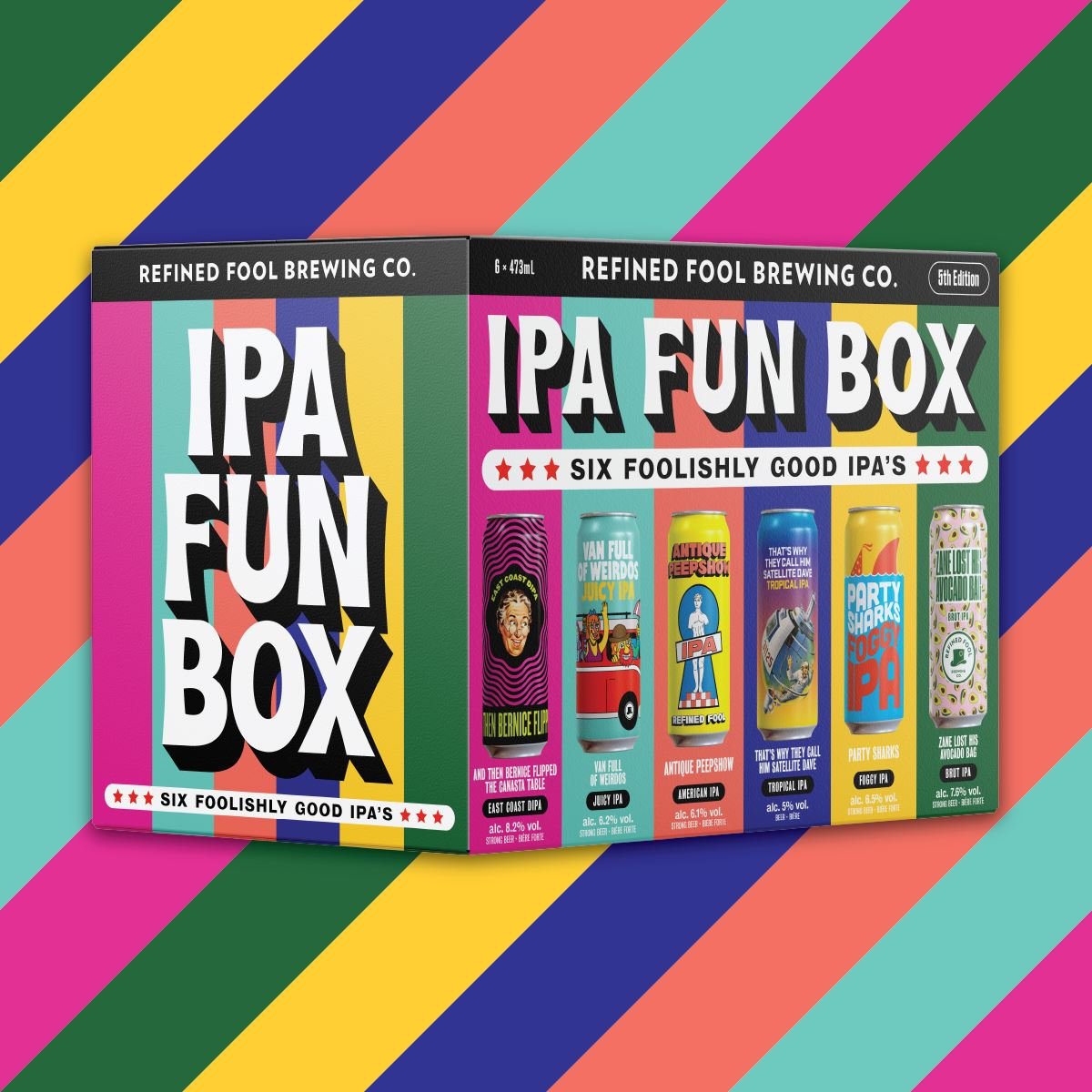 Fool Box IPA Fun Box (5th Edition) – Refined Fool Brewing Co.