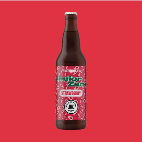 Junior Zane: Strawberry - Fruit Brut IPA - Refined Fool Brewing Co.