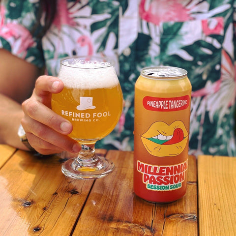 Millennial Passion - Pineapple Tangerine Session Sour - Refined Fool Brewing Co.