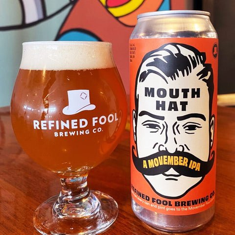 Mouth Hat - Movember IPA - Refined Fool Brewing Co.