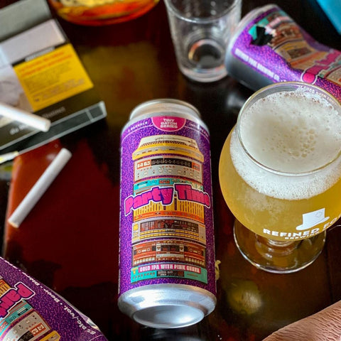 Party Time - Cold IPA with Pink Guava - Refined Fool Brewing Co.