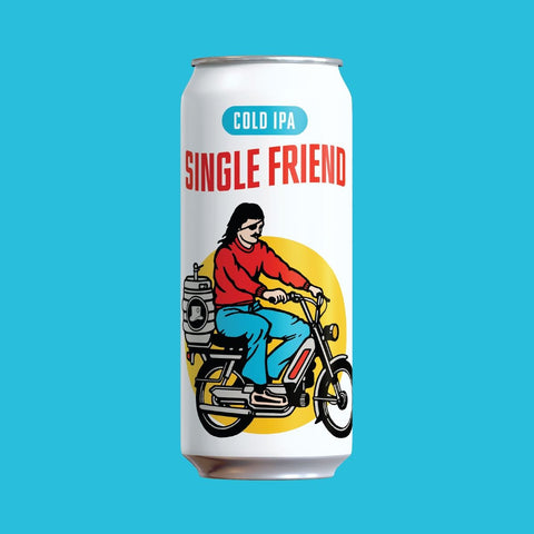 Single Friend - Cold IPA - Refined Fool Brewing Co.